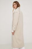 Пальто Answear Lab жіночий колір бежевий перехідний oversize (3560714)