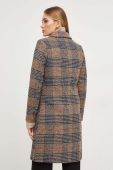 Пальто Answear Lab жіночий колір коричневий перехідний двобортний (3611195)