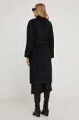 Пальто з вовною Answear Lab колір чорний перехідний двобортний (3569065) Пальто з вовною Answear Lab колір чорний перехідний двобортний (3569065)