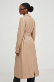 Пальто Answear Lab жіночий колір бежевий перехідний без застібки (3572786) Пальто Answear Lab жіночий колір бежевий перехідний без застібки (3572786)
