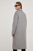 Пальто з вовною Answear Lab колір сірий перехідний oversize (3583519)