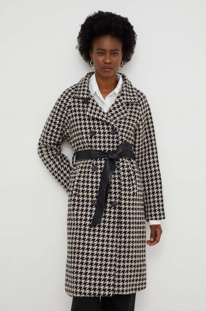 Пальто Answear Lab жіночий колір бежевий перехідний (3615463)