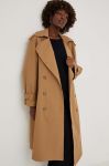 Тренч Answear Lab жіночий колір бежевий перехідний (3626711) Тренч Answear Lab жіночий колір бежевий перехідний (3626711)