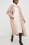 Пальто з вовною Answear Lab колір бежевий перехідний (3633808) Пальто з вовною Answear Lab колір бежевий перехідний (3633808)