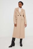 Пальто з вовною Answear Lab колір бежевий перехідний (3633808)