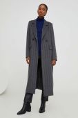 Пальто з вовною Answear Lab колір сірий перехідний (3633805)