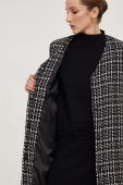 Пальто Answear Lab жіночий колір чорний перехідний (3615476)