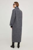 Пальто з вовною Answear Lab колір сірий перехідний двобортний (3651976)