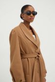 Пальто Answear Lab жіночий колір коричневий перехідний (3648825)