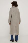 Пальто Answear Lab жіночий колір бежевий перехідний двобортний (3622841) Пальто Answear Lab жіночий колір бежевий перехідний двобортний (3622841)