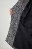 Пальто Answear Lab жіночий колір чорний перехідний двобортний (3630788)