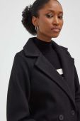 Пальто Answear Lab жіночий колір чорний перехідний двобортний (3630791)