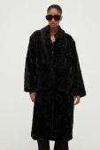 Пальто Answear Lab жіночий колір чорний перехідний (3651983)