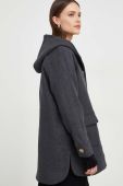 Пальто з вовною Answear Lab колір сірий перехідний oversize (3682033)