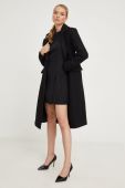 Пальто з вовною Answear Lab колір чорний перехідний (3674582)