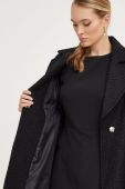 Пальто з вовною Answear Lab колір чорний перехідний (3674582)