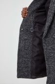 Пальто Answear Lab жіночий колір сірий перехідний двобортний (3630799)