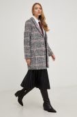 Пальто Answear Lab жіночий колір чорний перехідний (3645817)