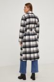 Пальто з вовною Answear Lab колір чорний перехідний двобортний (3639653)
