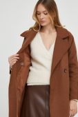 Пальто з вовною Answear Lab колір коричневий перехідний (3645828)