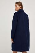 Пальто з домішкою вовни Answear Lab колір синій перехідний