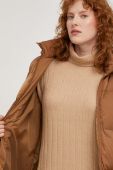Куртка Answear Lab жіноча колір коричневий зимова (3633827)