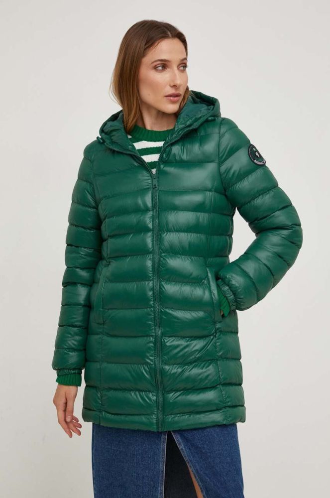 Куртка Answear Lab жіноча колір зелений перехідна (3548380)