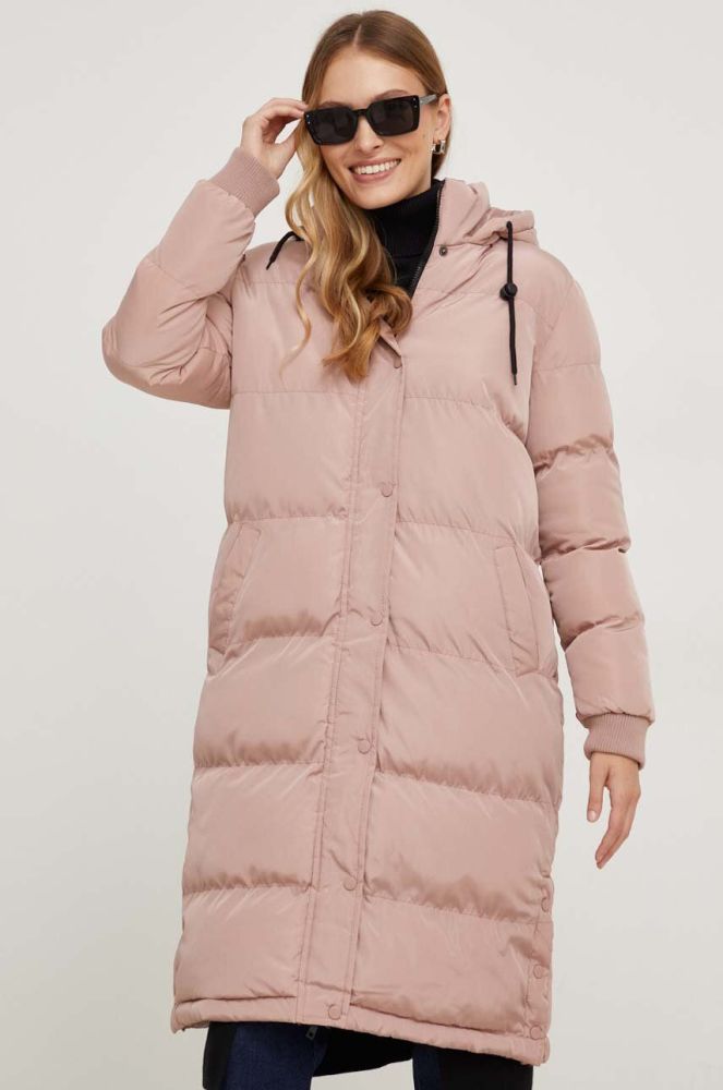 Куртка Answear Lab жіноча колір рожевий зимова (3648970)