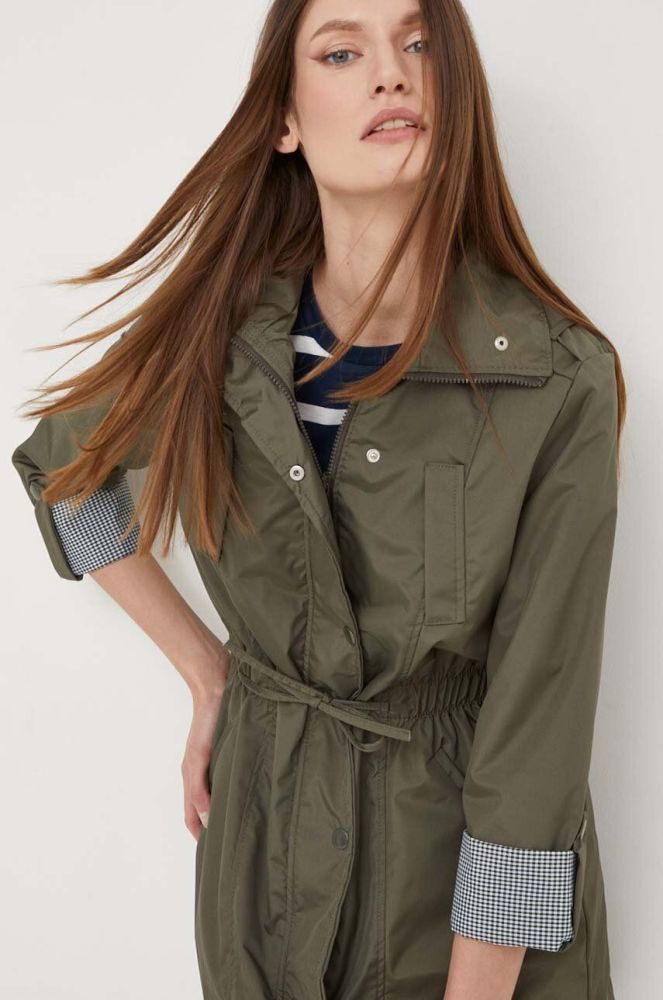 Куртка Answear Lab жіноча колір зелений перехідна (3426725)