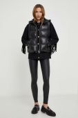 Джинсова куртка Answear Lab жіноча колір чорний перехідна oversize (3412394)