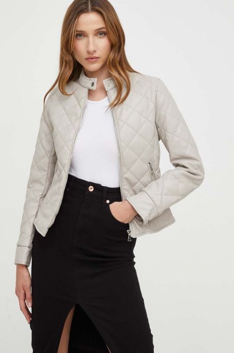 Куртка Answear Lab жіноча колір бежевий перехідна (3405338)