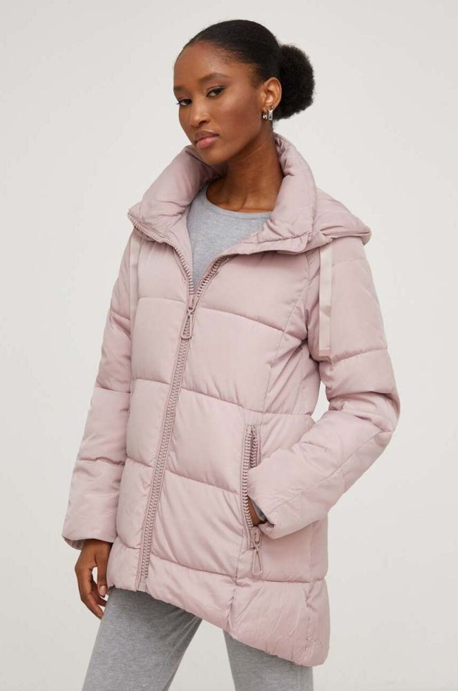 Куртка Answear Lab жіноча колір рожевий зимова (3494185)