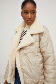 Куртка Answear Lab жіноча колір бежевий перехідна (3535205)