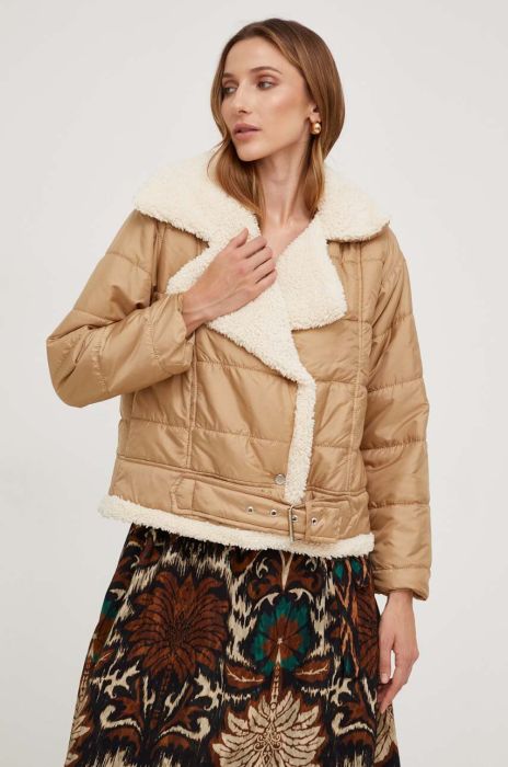 Куртка Answear Lab жіноча колір коричневий перехідна (3535200)