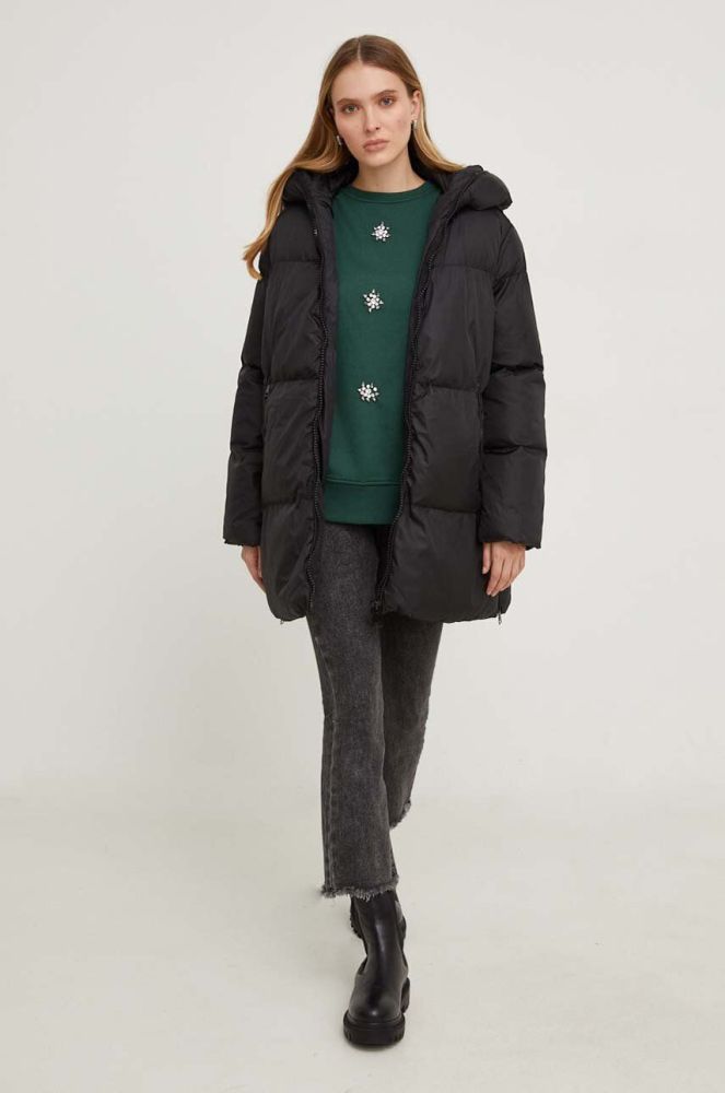 Куртка Answear Lab жіноча колір чорний зимова oversize (3559079)