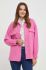 Джинсова куртка Answear Lab жіноча колір рожевий перехідна
