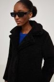 Пальто Answear Lab жіночий колір чорний перехідна