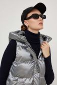 Безрукавка Answear Lab жіночий колір срібний зимовий