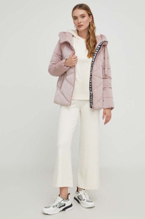 Куртка Answear Lab жіноча колір рожевий зимова (3589201)