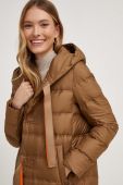 Пухова куртка Answear Lab жіноча колір коричневий перехідна