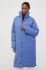Куртка Lab жіноча зимова oversize колір блакитний (3648982)
