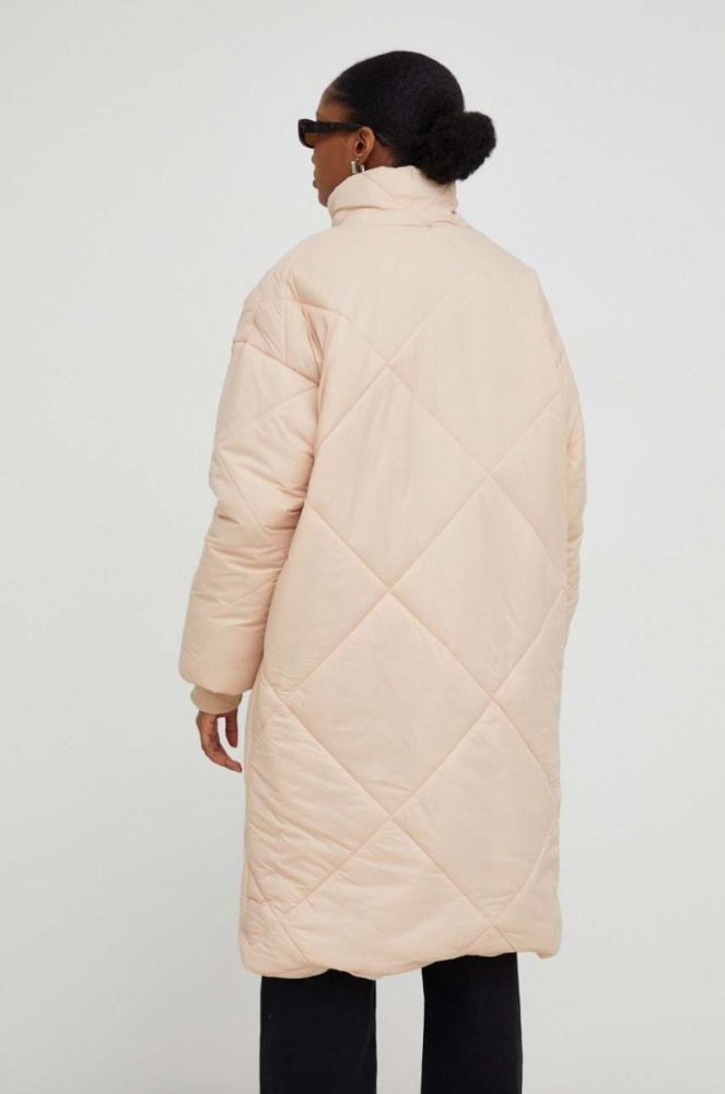 Куртка Lab жіноча колір бежевий зимова oversize (3648985) фото 3