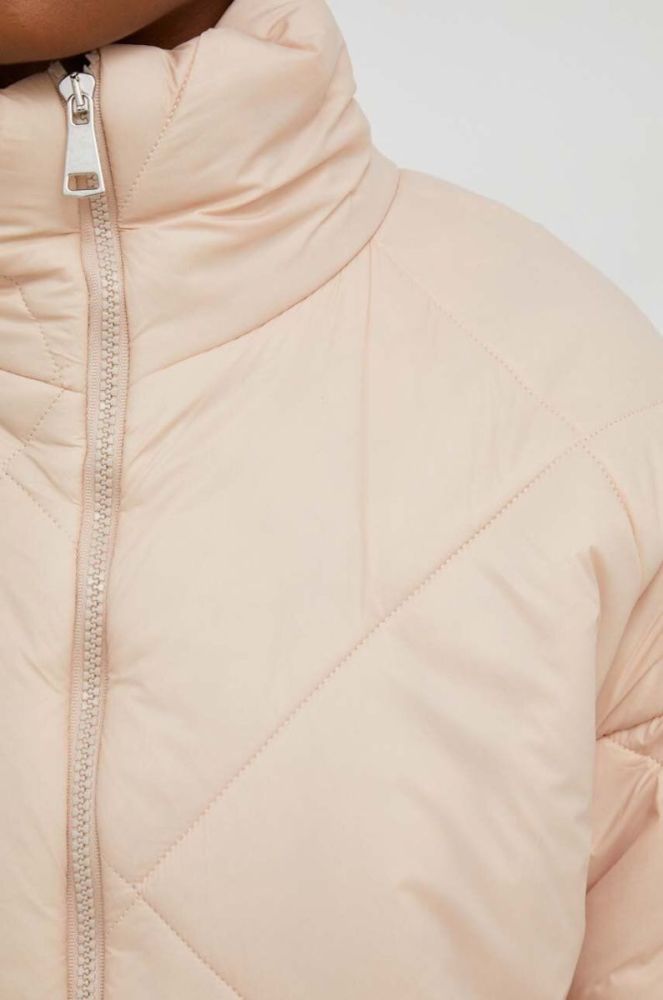 Куртка Lab жіноча колір бежевий зимова oversize (3648985) фото 7