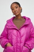 Пухова куртка Answear Lab жіноча колір рожевий зимова