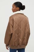 Куртка Answear Lab waterrepellent жіноча колір коричневий перехідна