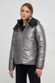 Двостороння куртка Answear Lab жіноча колір срібний зимова