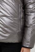 Двостороння куртка Answear Lab жіноча колір срібний зимова