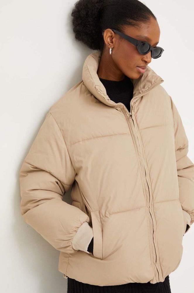 Куртка Answear Lab жіноча колір бежевий зимова oversize (3692107)