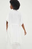 Покривало Answear Lab колір білий без застібки однотонна (3311807)