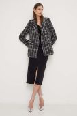 Піджак Answear Lab колір чорний двобортний візерунок (3435467)